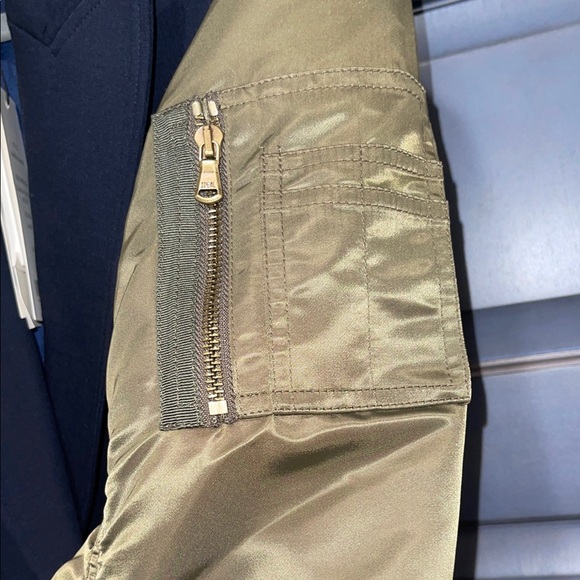 Veronica Beard Clausen Dickey Jacket Double-Breasted Olive Sleeves Size 6 NWT - Picture 10 of 11